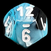 Chessex Gemini Black & Shell D12 Dice