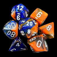 Chessex Gemini Blue & Purple 7 Dice Polyset