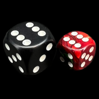 Chessex Gemini Green & Yellow 12mm D6 Spot Dice