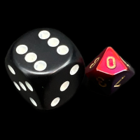 Chessex Gemini Purple & Red MINI D10 Dice