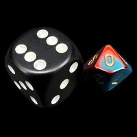 Chessex Gemini Red & Teal MINI D10 Dice