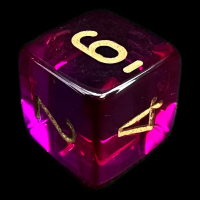 Chessex Gemini Translucent Red & Violet D6 Dice