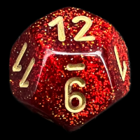 Chessex Glitter Ruby D12 Dice