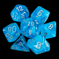Chessex Luminary Sky Glow in the Dark 7 Dice Polyset