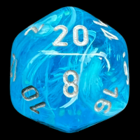 Chessex Luminary Sky Glow in the Dark D20 Dice