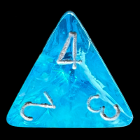 Chessex Luminary Sky Glow in the Dark D4 Dice