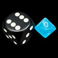 Chessex Luminary Sky Glow In Dark MINI D10 Dice