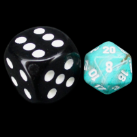 Chessex Marble Oxi-Copper MINI D20 Dice