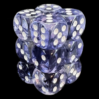 Chessex Nebula Black 12 x D6 Dice Set