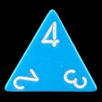 Chessex Opaque Light Blue & White D4 Dice
