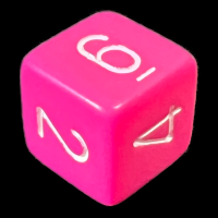 Chessex Opaque Black & White D20 Dice
