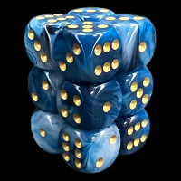 Chessex Phantom Teal 12 x D6 Dice Set