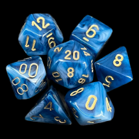 Chessex Phantom Teal 7 Dice Polyset