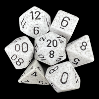 Chessex Speckled Arctic Camo 7 Dice Polyset