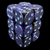 Chessex Speckled Cobalt 12 x D6 Dice Set