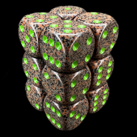 Chessex Speckled Earth 12 x D6 Dice Set