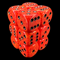 Chessex Speckled Fire 12 x D6 Dice Set