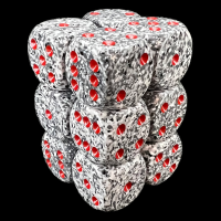 Chessex Speckled Granite 12 x D6 Dice Set
