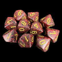 Chessex Speckled Mercury 10 x D10 Dice Set