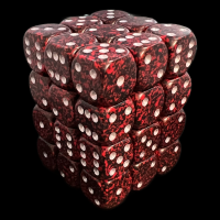 Chessex Speckled Silver Volcano 36 x D6 Dice Set