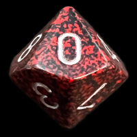Chessex Speckled Silver Volcano D10 Dice
