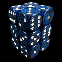Chessex Speckled Stealth 12 x D6 Dice Set