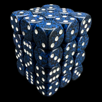 Chessex Speckled Stealth 36 x D6 Dice Set