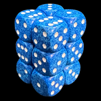 Chessex Speckled Water 12 x D6 Dice Set