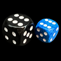 Chessex Speckled Water 12mm D6 Spot Dice
