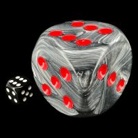 Chessex Velvet with Red MASSIVE 50mm D6 Spot Dice