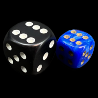 Chessex Vortex Blue 12mm D6 Spot Dice