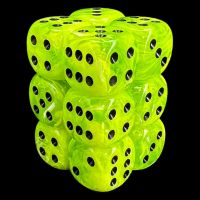 Chessex Vortex Bright Green 12 x D6 Dice Set