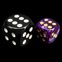 Chessex Vortex Purple 12mm D6 Spot Dice