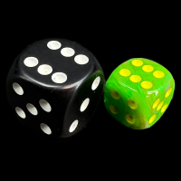 Chessex Vortex Slime 12mm D6 Spot Dice - Discontinued
