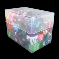 CLEARANCE TDSO Large Clear Card Holder Dice Storage Box