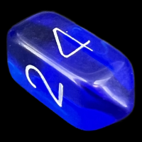 Crystal Caste Gem Blue D4 Dice