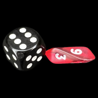 Crystal Caste Gem Red MINI D6 Dice