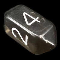 Crystal Caste Gem Smoke D4 Dice