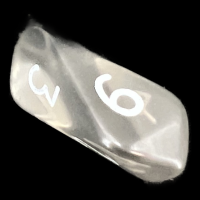 Crystal Caste Gem Smoke D6 Dice