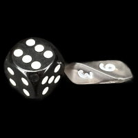 Crystal Caste Gem Smoke MINI D6 Dice