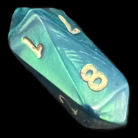 Crystal Caste Interferenz Green D8 Dice
