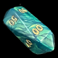 Crystal Caste Interferenz Green Percentile Dice
