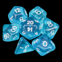 D&G Gem Aqua 7 Dice Polyset