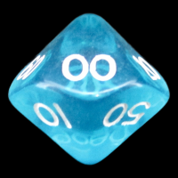 D&G Gem Aqua Percentile Dice