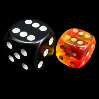 D&G Gem Blitz Red 12mm D6 Spot Dice