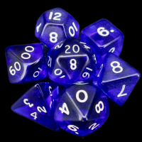 D&G Gem Blue 7 Dice Polyset