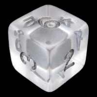 D&G Gem Clear D6 Dice