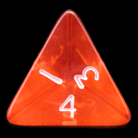 D&G Gem Orange D4 Dice