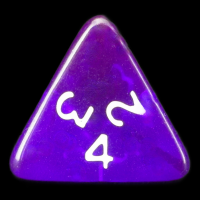 D&G Gem Purple D4 Dice