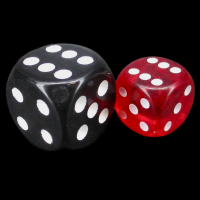D&G Gem Red 12mm D6 Spot Dice